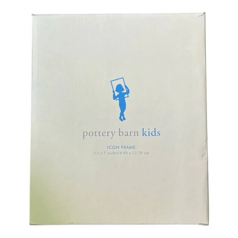 Pottery Barn Picture Frame Kids Baby Star Yellow 3.5 x 5